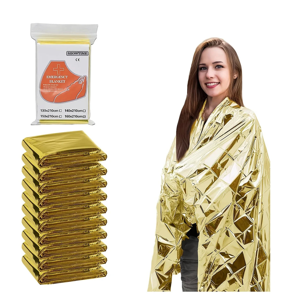 Aero Emergency Blanket | Lightweight Mylar Thermal Survival Tool, Retains 80% Body Heat 0