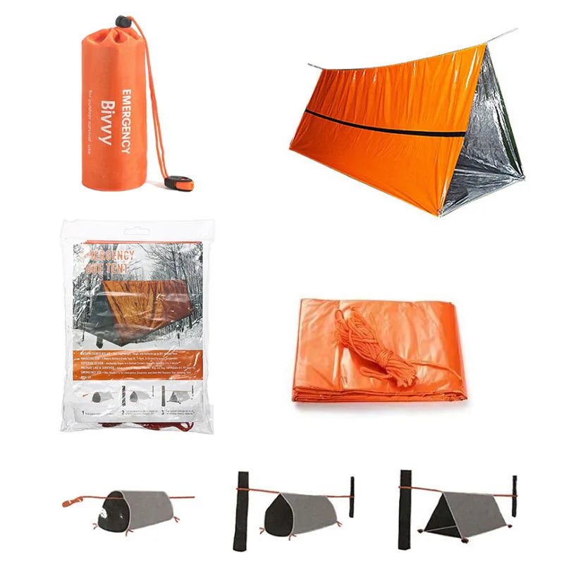Bingo Survival Tent Kit | Waterproof Mylar Emergency Shelter 3