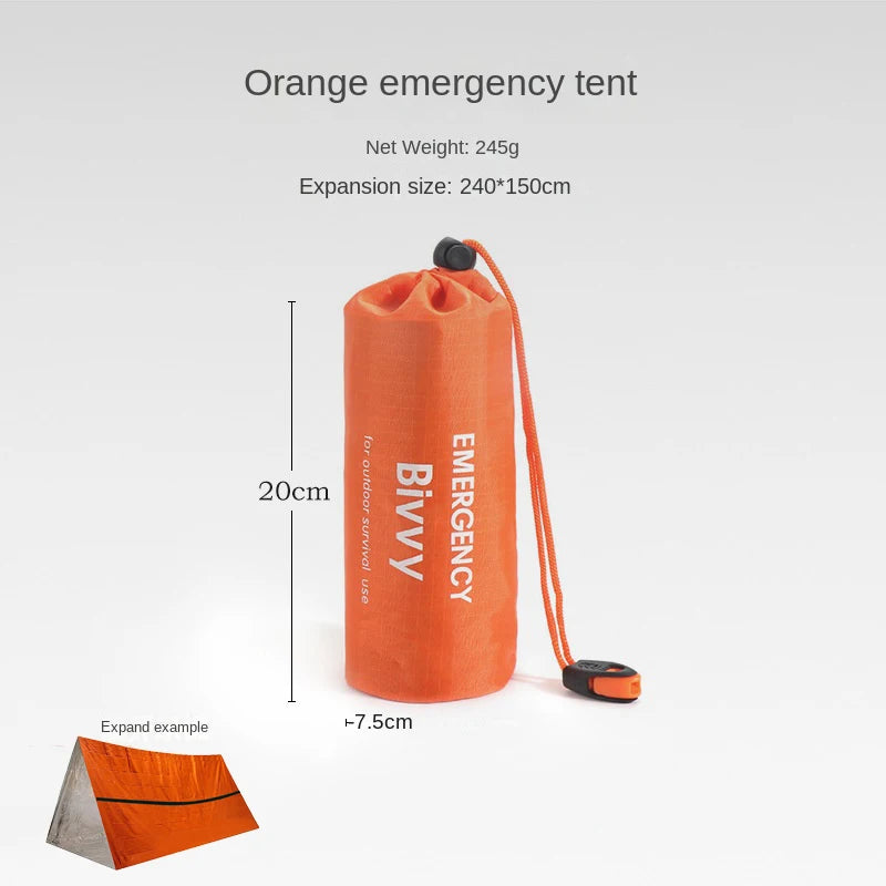 Bingo Survival Tent Kit | Waterproof Mylar Emergency Shelter 4