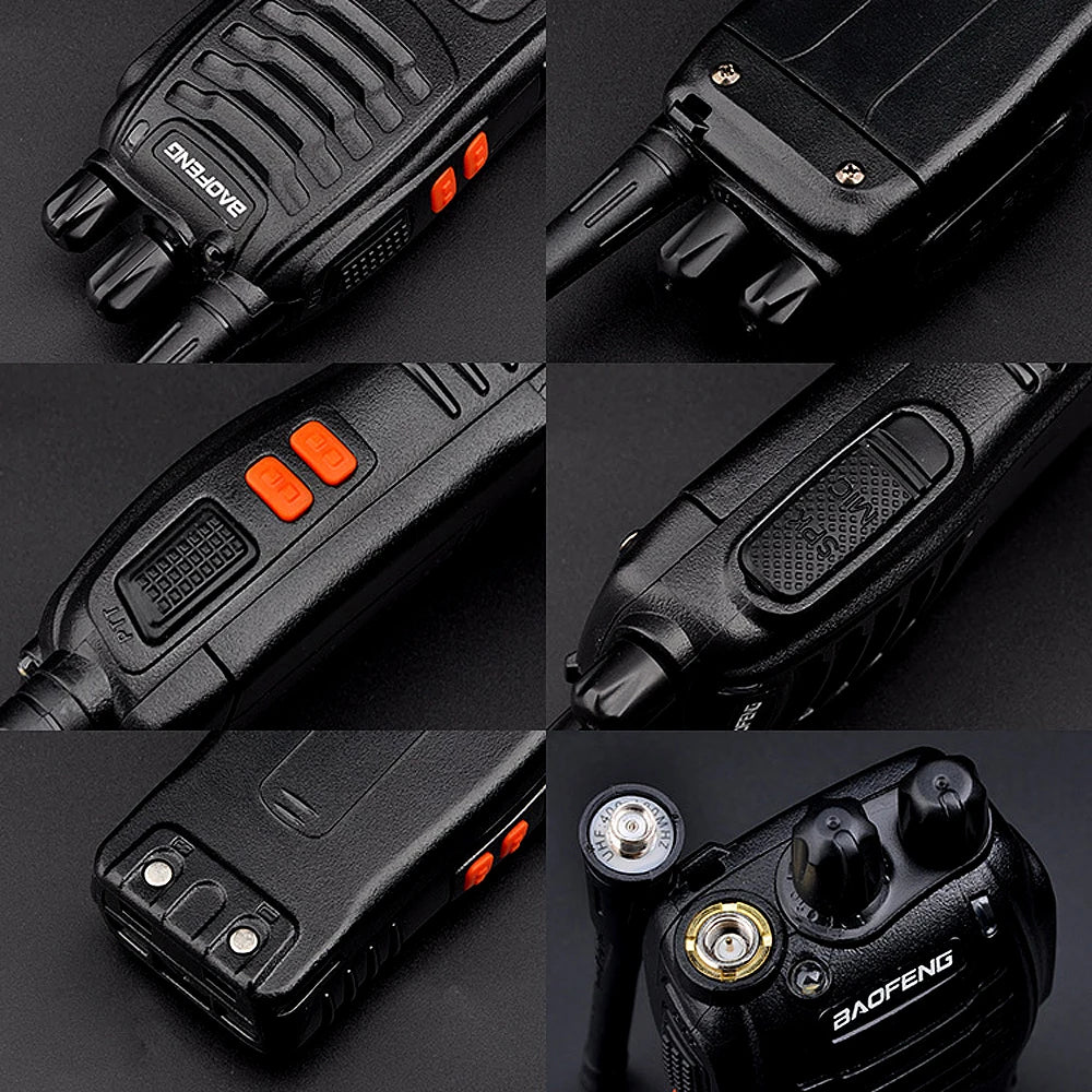 Bravo Walkie Talkie | UHF 400-470MHz, 16 Channels, Noise Reduction 1