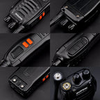 Bravo Walkie Talkie | UHF 400-470MHz, 16 Channels, Noise Reduction 1