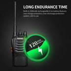 Bravo Walkie Talkie | UHF 400-470MHz, 16 Channels, Noise Reduction 4