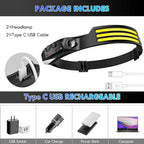 Cobra LED Headlamp | USB Rechargeable, Induction Sensor, 1000 Lumens 4