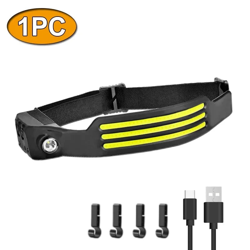 Cobra LED Headlamp | USB Rechargeable, Induction Sensor, 1000 Lumens 6