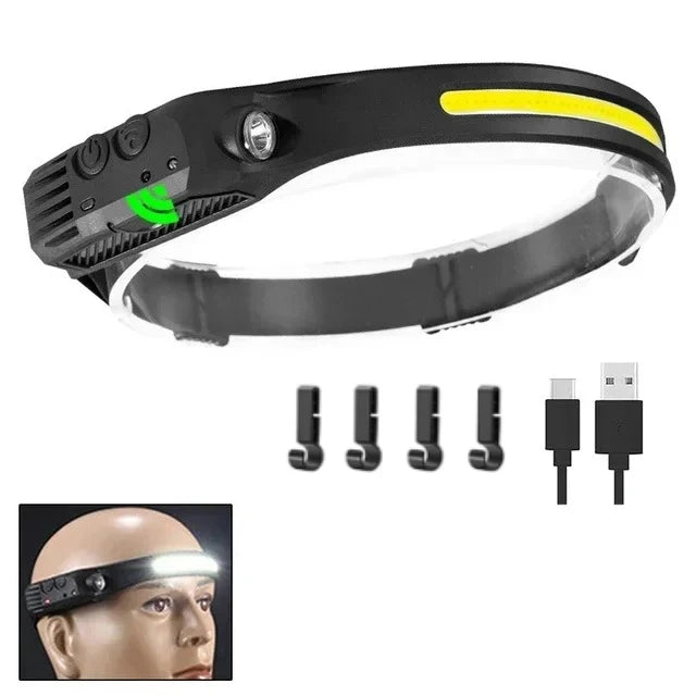 Cobra LED Headlamp | USB Rechargeable, Induction Sensor, 1000 Lumens 9