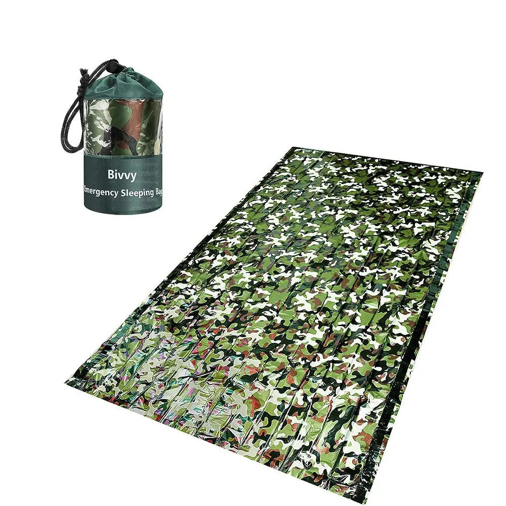 Elysium Emergency Sleeping Bag | Ultra Waterproof, Lightweight Camo 7