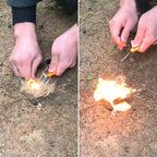 Fuego Flint Fire Starter | Waterproof Multi-Tool with Wood Handle 1