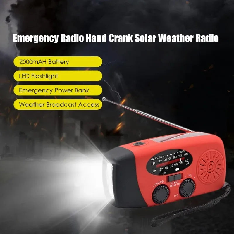 Haven Emergency Radio | Solar-Powered, USB Charger, Compact 1