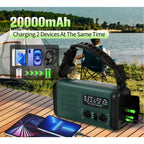 Haven Emergency Radio | Solar Powered, 20000mAh Battery, Weather Radio 1