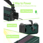 Haven Emergency Radio | Solar Powered, 20000mAh Battery, Weather Radio 4