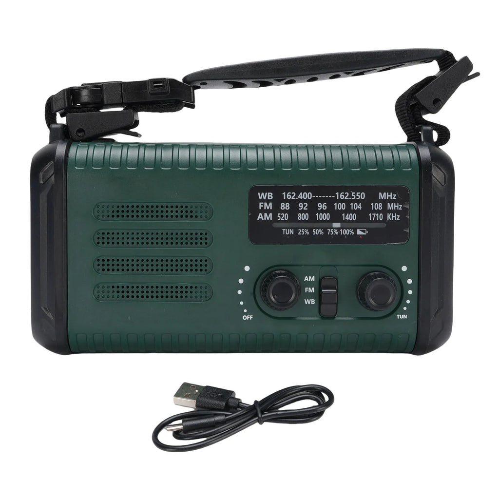 Haven Emergency Radio | Solar Powered, 20000mAh Battery, Weather Radio 6