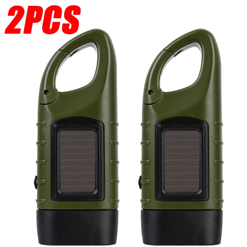 Luma Solar Flashlight | Hand Crank Rechargeable, Compact Design 7