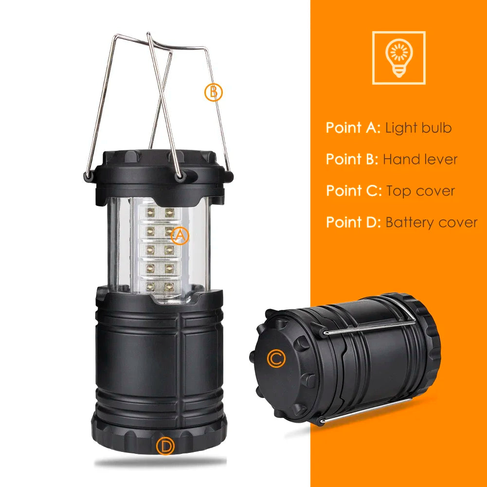 Luma Tent Lantern | 30 LED, Waterproof, Portable 3
