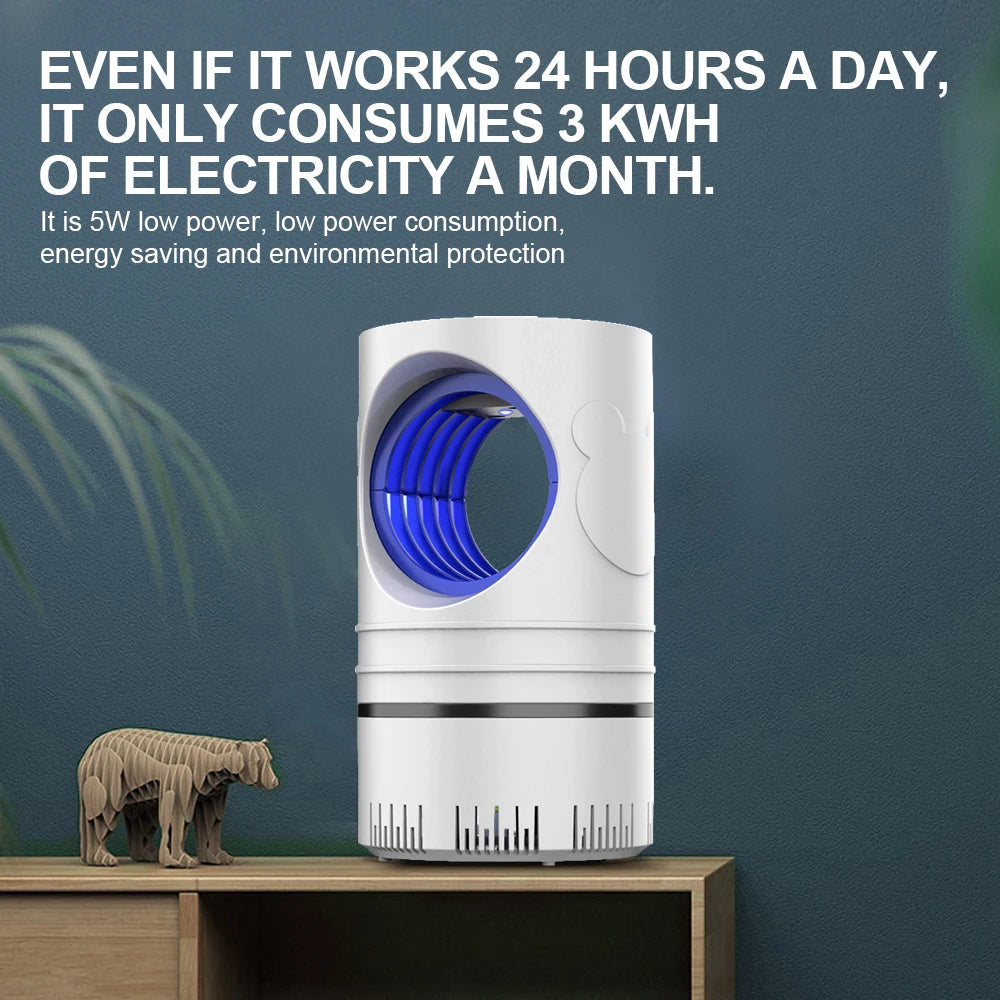 Milo Mosquito Killer Lamp | USB LED, 360° Suction Fan 4