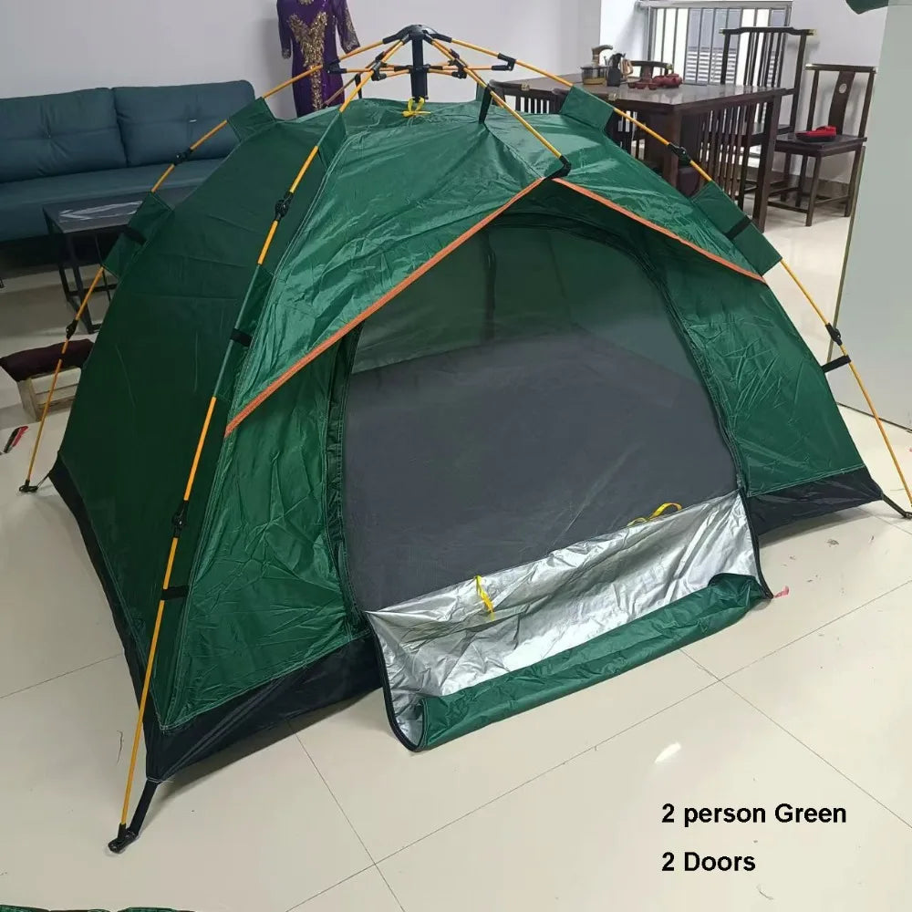 Pop Up Tent 2-4 People Quick Setup Emergency Shelter