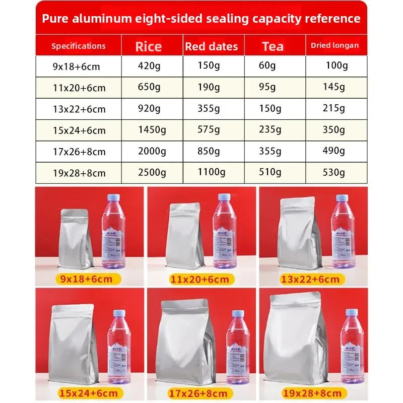 Pura Aluminum Foil Bag | Self-Sealing, Light-Proof Food Packaging 2