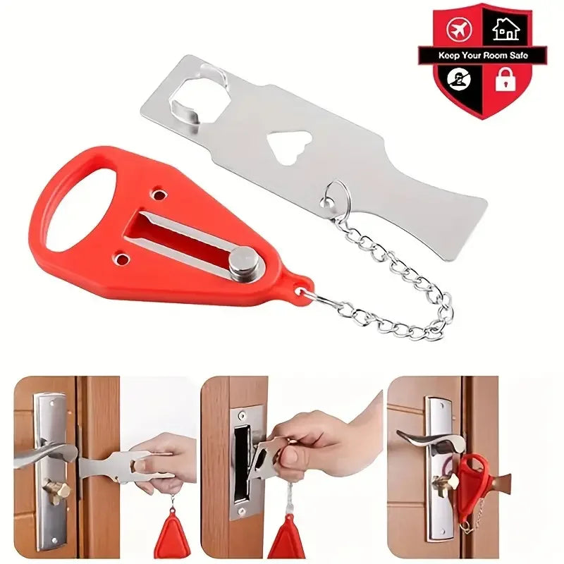 Pura Travel Lock | Portable Stainless Steel Safety Device 0
