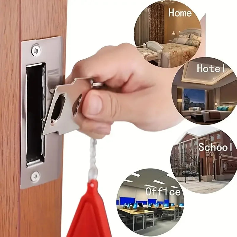 Pura Travel Lock | Portable Stainless Steel Safety Device 1