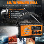Quest Emergency Radio | 20000mAh USB Rechargeable, Solar Hand Crank 0