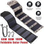 SolarFlex Folding Solar Panel | High-Efficiency Polycrystalline, USB Output 0