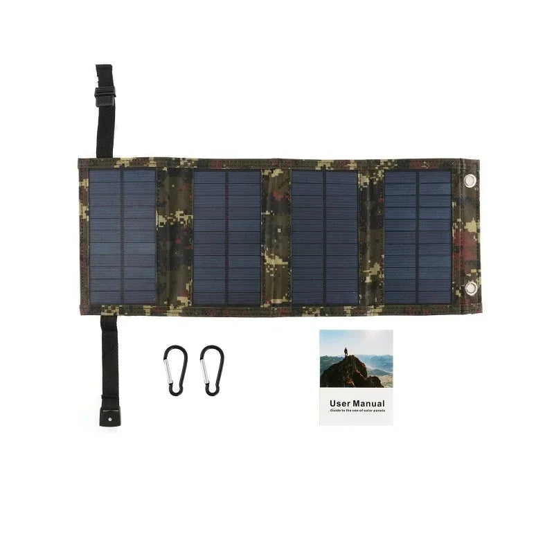 SolarFlex Folding Solar Panel | High-Efficiency Polycrystalline, USB Output 1