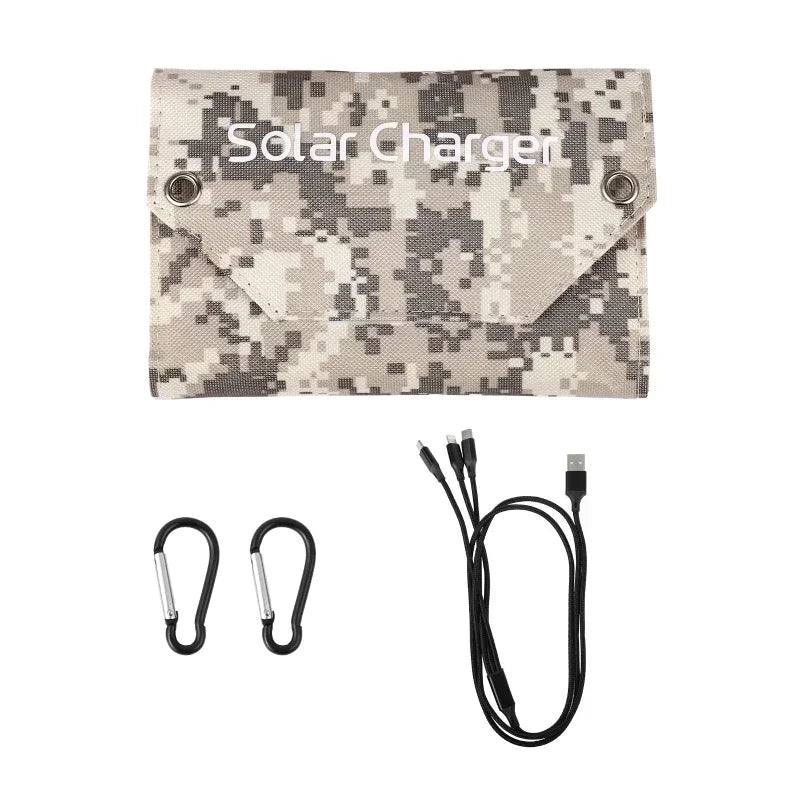 SolarFlex Folding Solar Panel | High-Efficiency Polycrystalline, USB Output 5