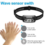 Sonic Headlamp | USB-C Rechargeable, 350 Lumens, Waterproof 2