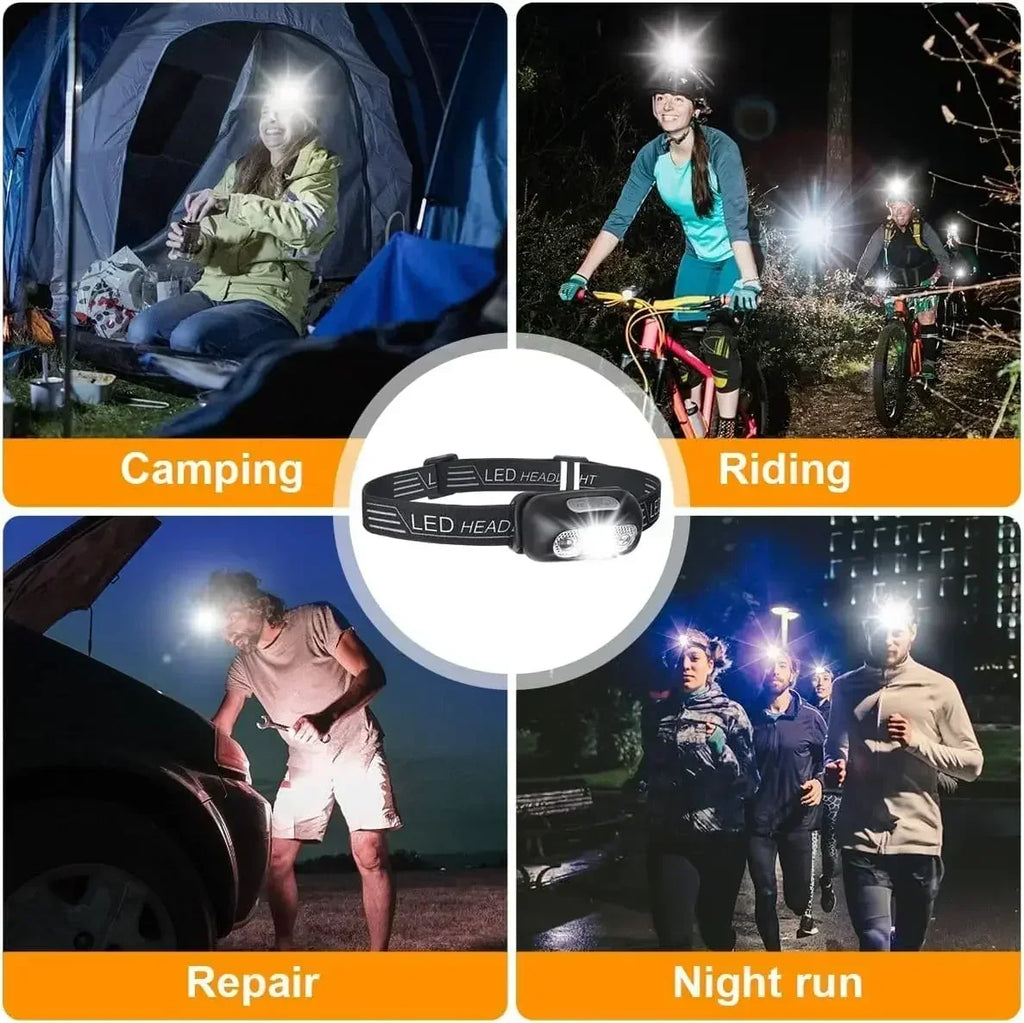 Sonic Headlamp | USB-C Rechargeable, 350 Lumens, Waterproof 5