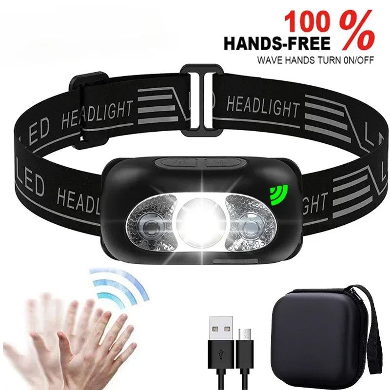 Sonic Headlamp | USB-C Rechargeable, 350 Lumens, Waterproof 8