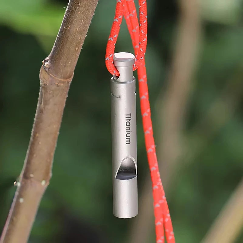 Tito Titanium Whistle | Ultralight, Waterproof Emergency Tool 0