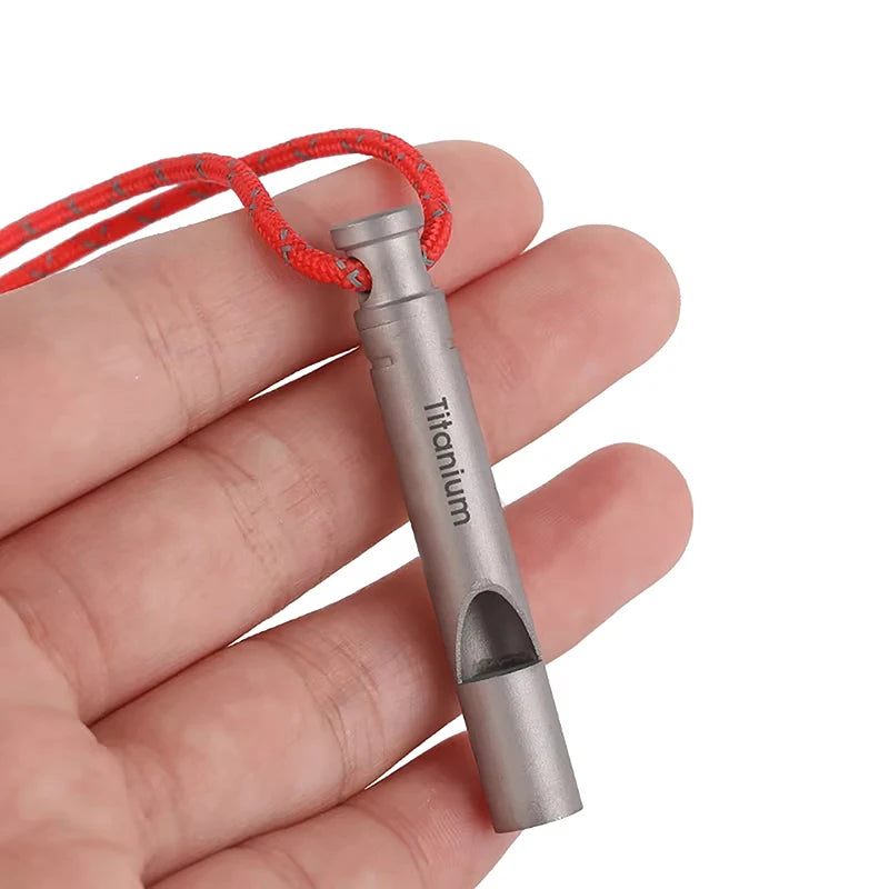 Tito Titanium Whistle | Ultralight, Waterproof Emergency Tool 3