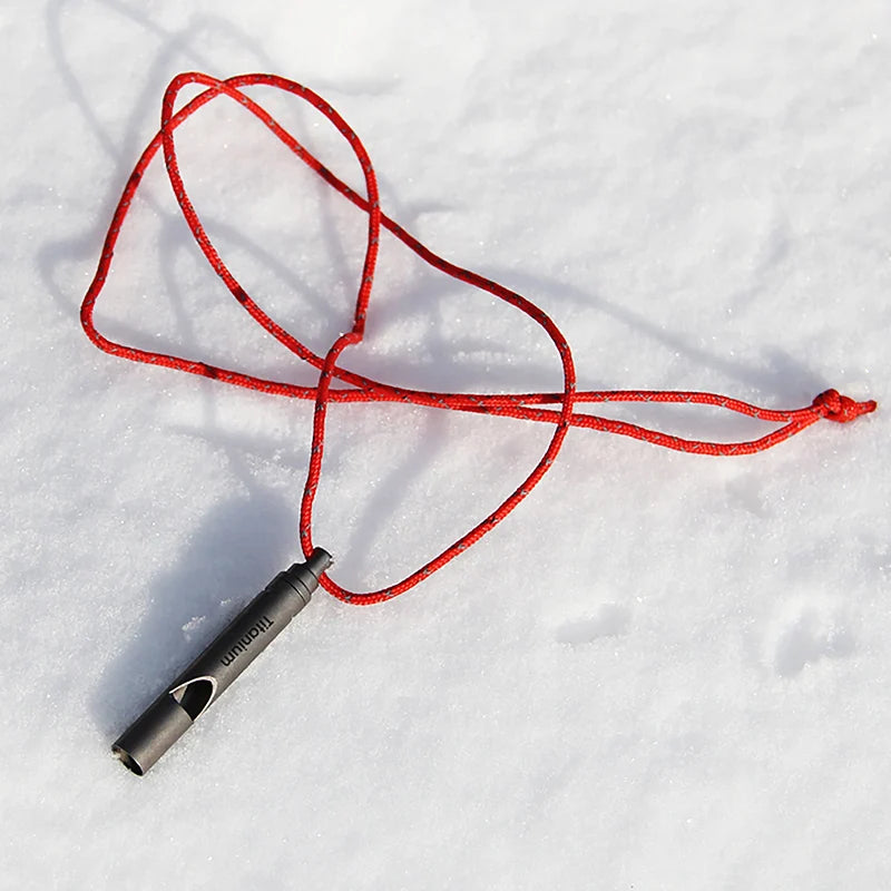 Tito Titanium Whistle | Ultralight, Waterproof Emergency Tool 5
