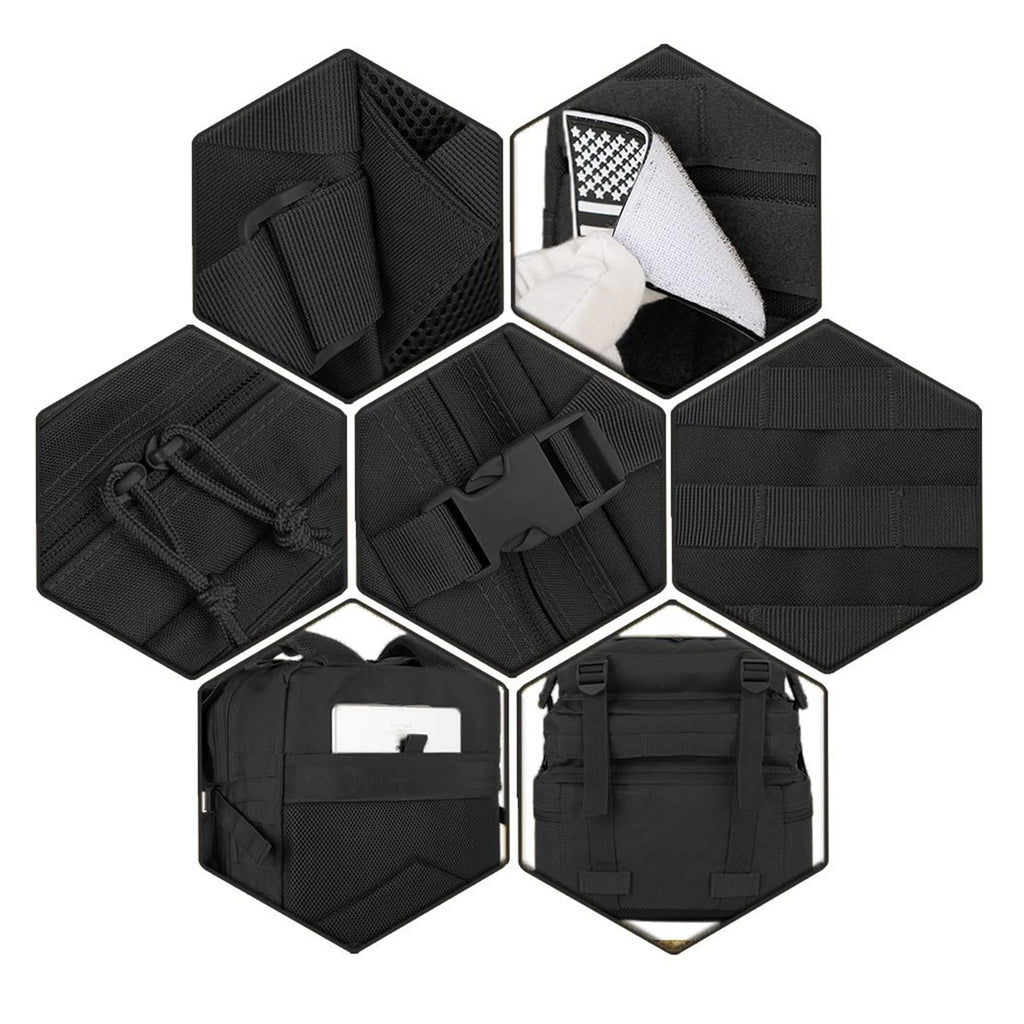 Trek Tactical Backpack | 45L Waterproof, Molle Design, Padded Straps 4
