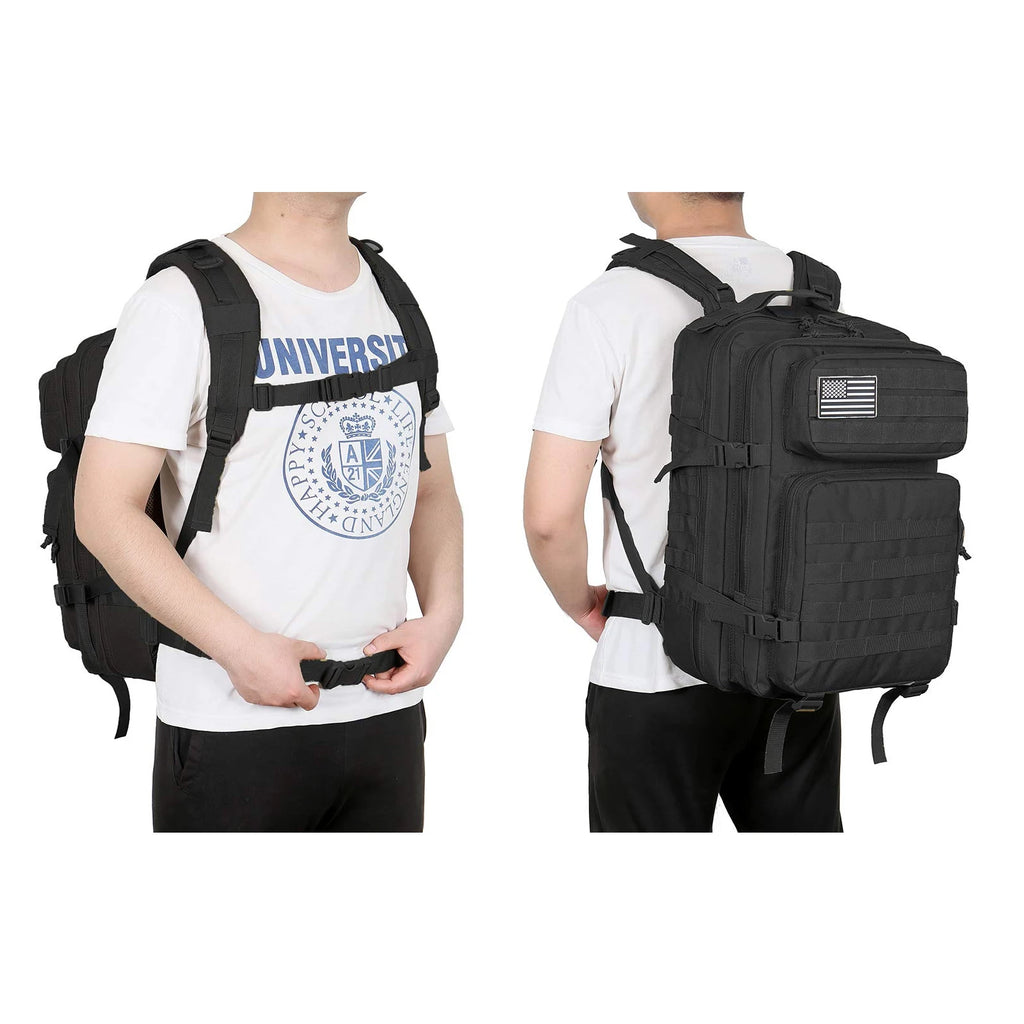 Trek Tactical Backpack | 45L Waterproof, Molle Design, Padded Straps 5