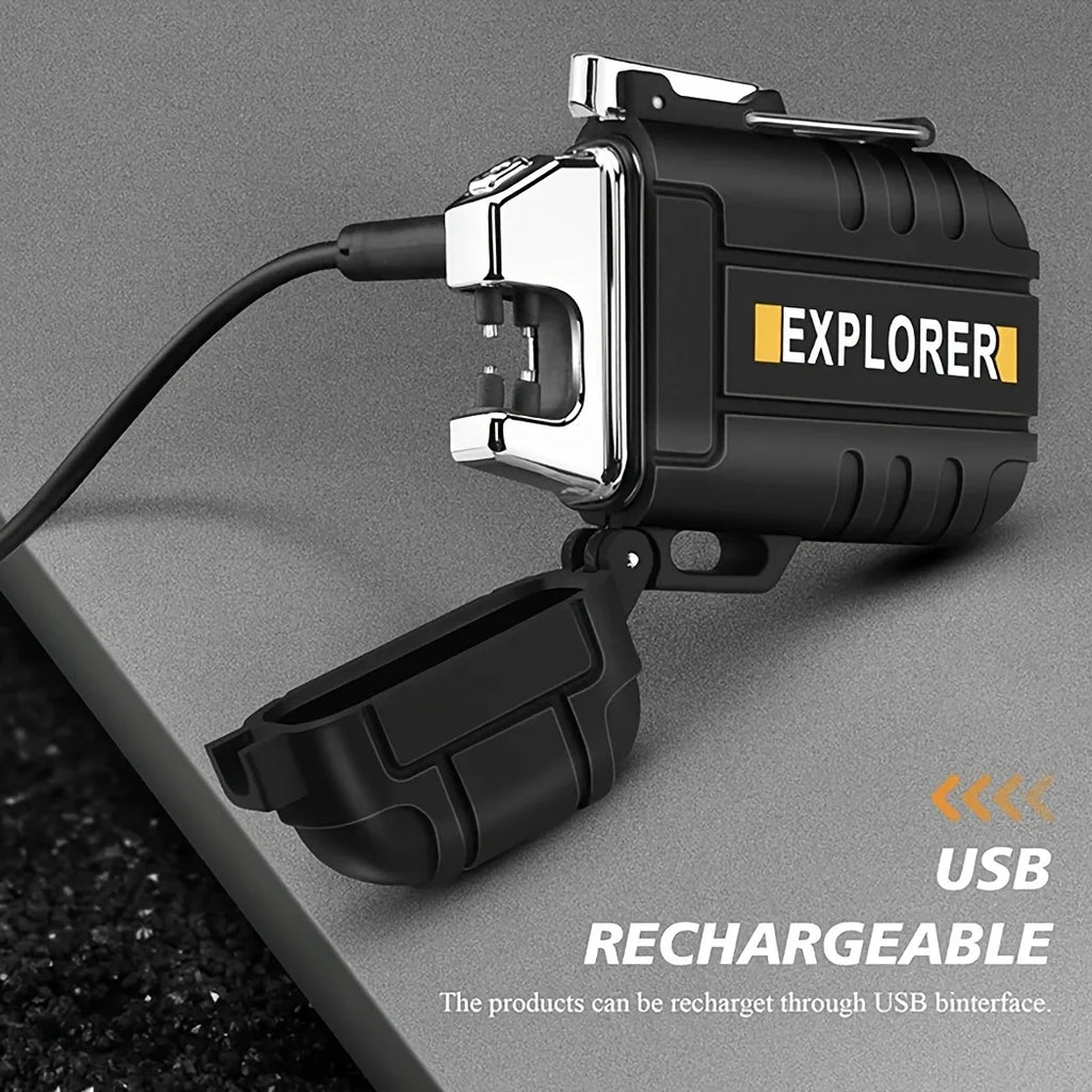 Wira Double Arc Lighter | Waterproof, USB Rechargeable, Compact Design 3