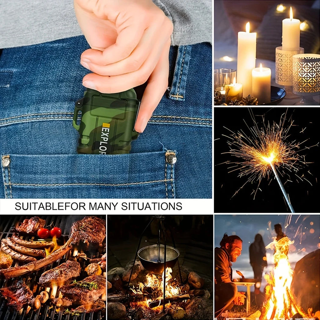Wira Double Arc Lighter | Waterproof, USB Rechargeable, Compact Design 5