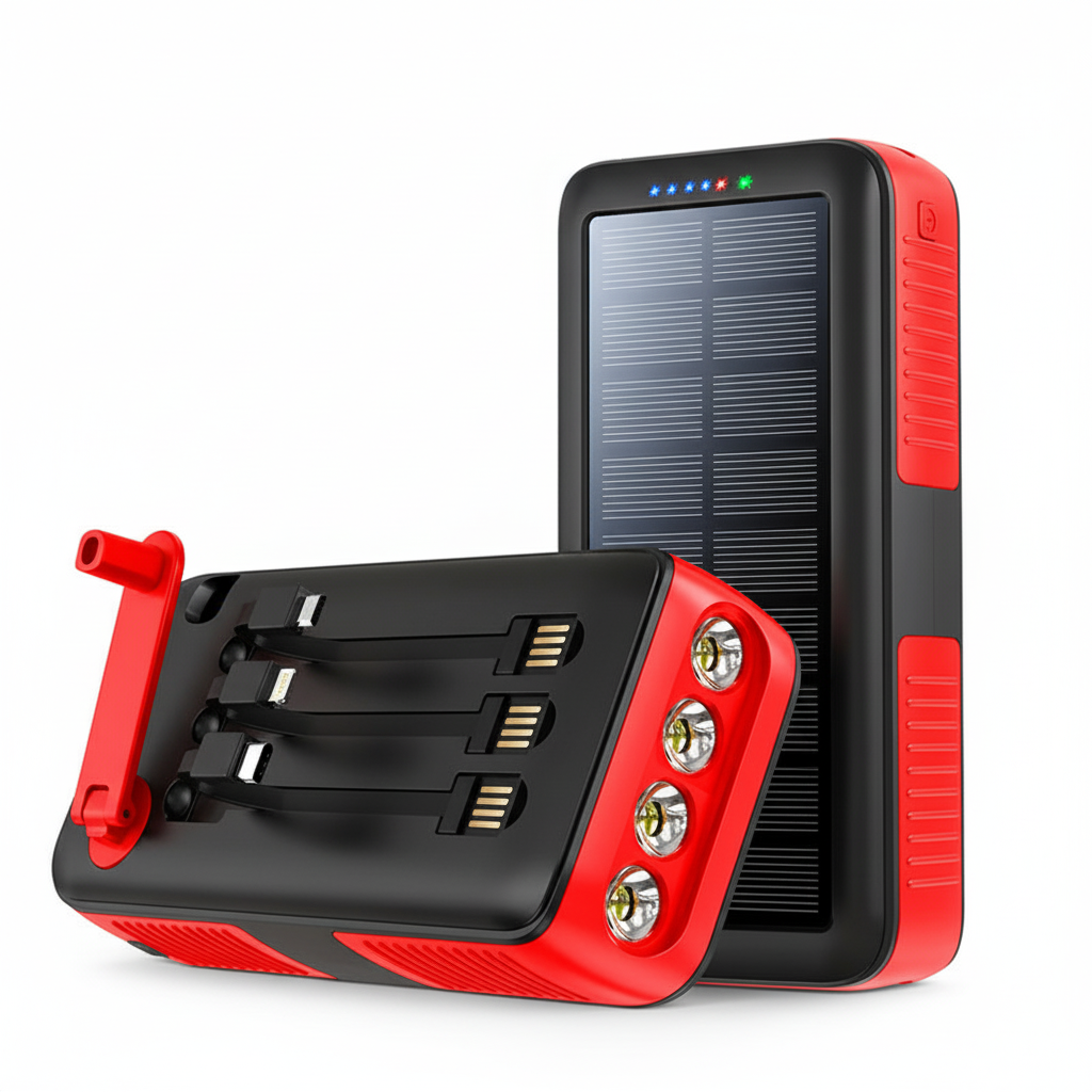 Solar Power Bank 10000-30000mAh - Professional Studio Photography