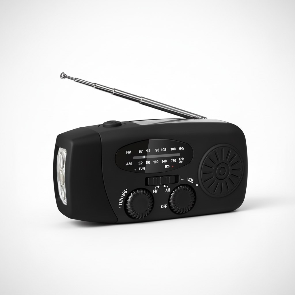 Emergency Radio Solar-Powered - Professional Studio Photography