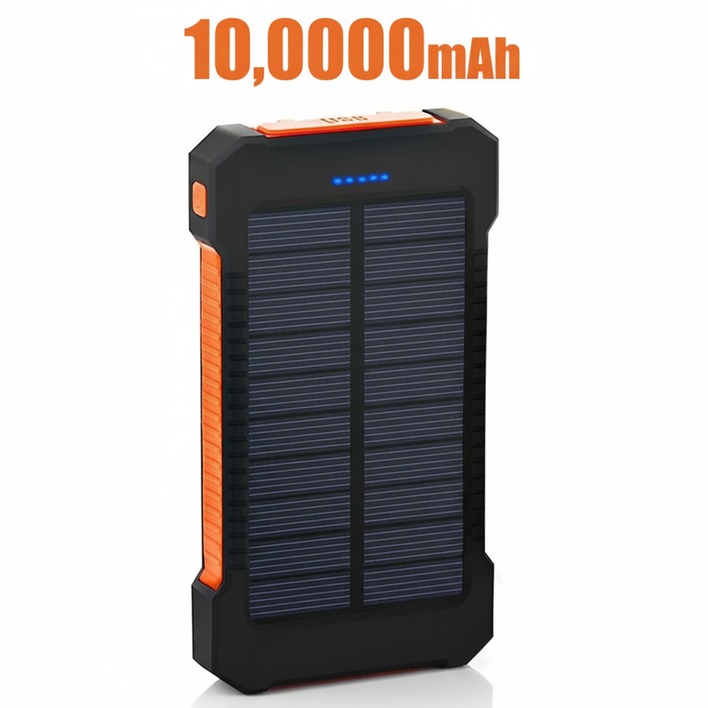 Solar Power Bank 200000mAh - Professional Studio Photography