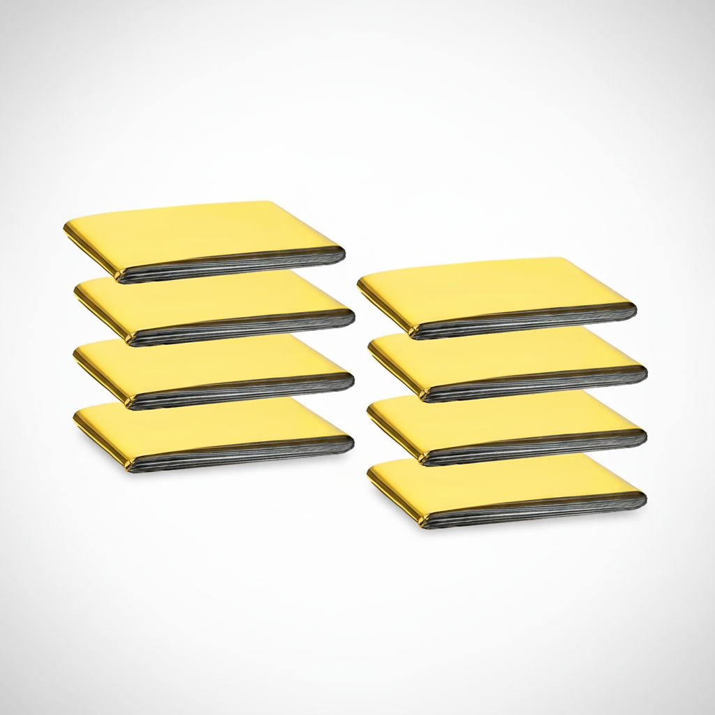 Emergency Blanket Retains 80 Body Heat - Professional Studio Photography