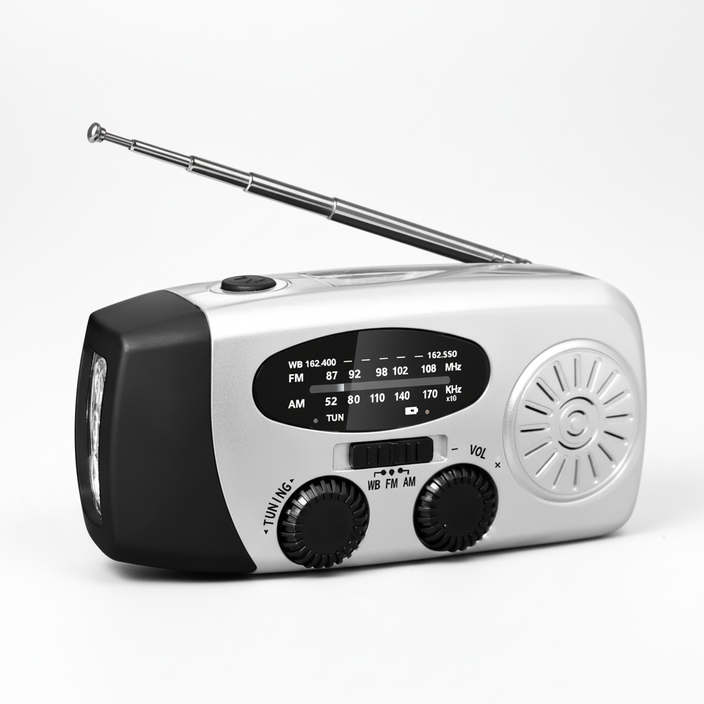 Emergency Radio Solar-Powered - Professional Studio Photography