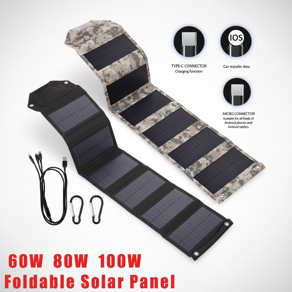 Folding Solar Panel - Professional Studio Photography