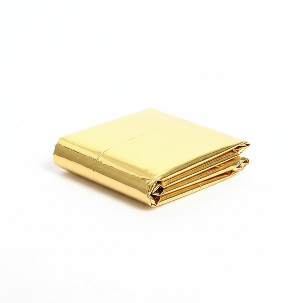 Emergency Blanket Retains 80 Body Heat - Professional Studio Photography